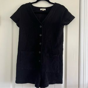 Madewell black romper